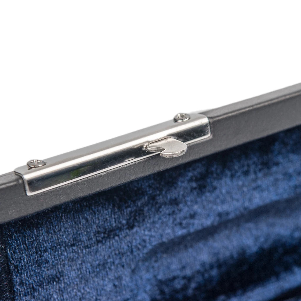 NAOMI Black Piccolo Flute Hard Case Faux Leather Outer Piccolo Case Holder Fit Composite Wood Ebonite Piccolo Flute Case Holder