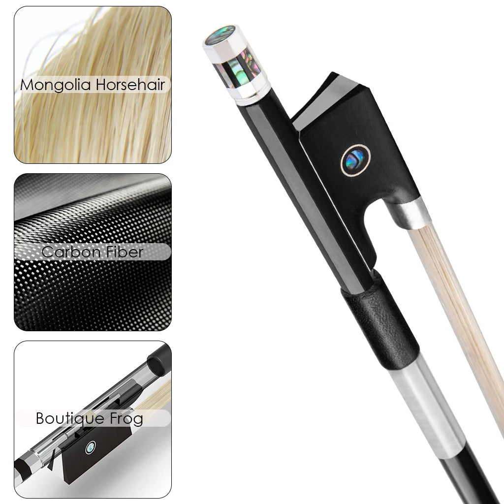 NAOMI Fiddle Acro Carbon Fiber Violino Bows