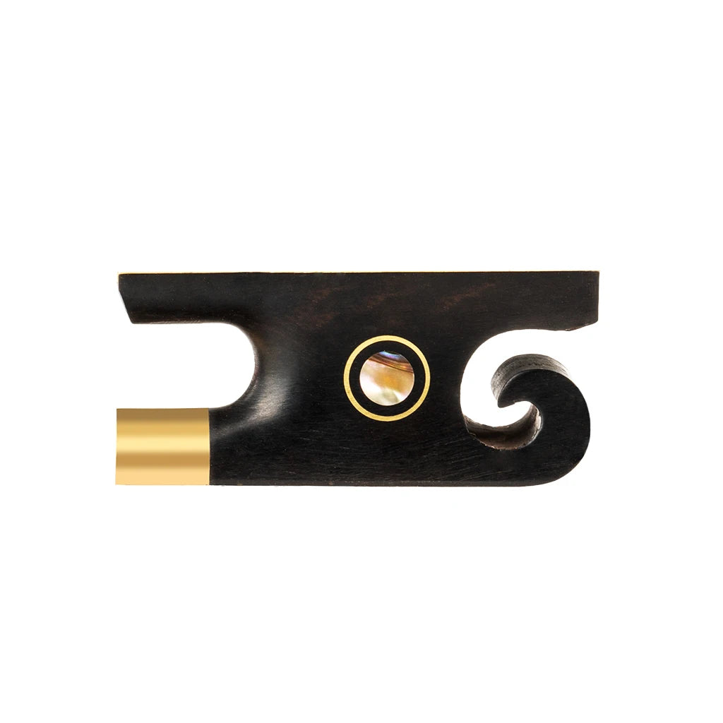 NAOMI Ox Horn &Ebony Snail Shape Style Fiddle Bow 4/4 Violin Bow Frog For Pernambuco IPE Carbon Fiber Brazilwood Arch Bow Maker