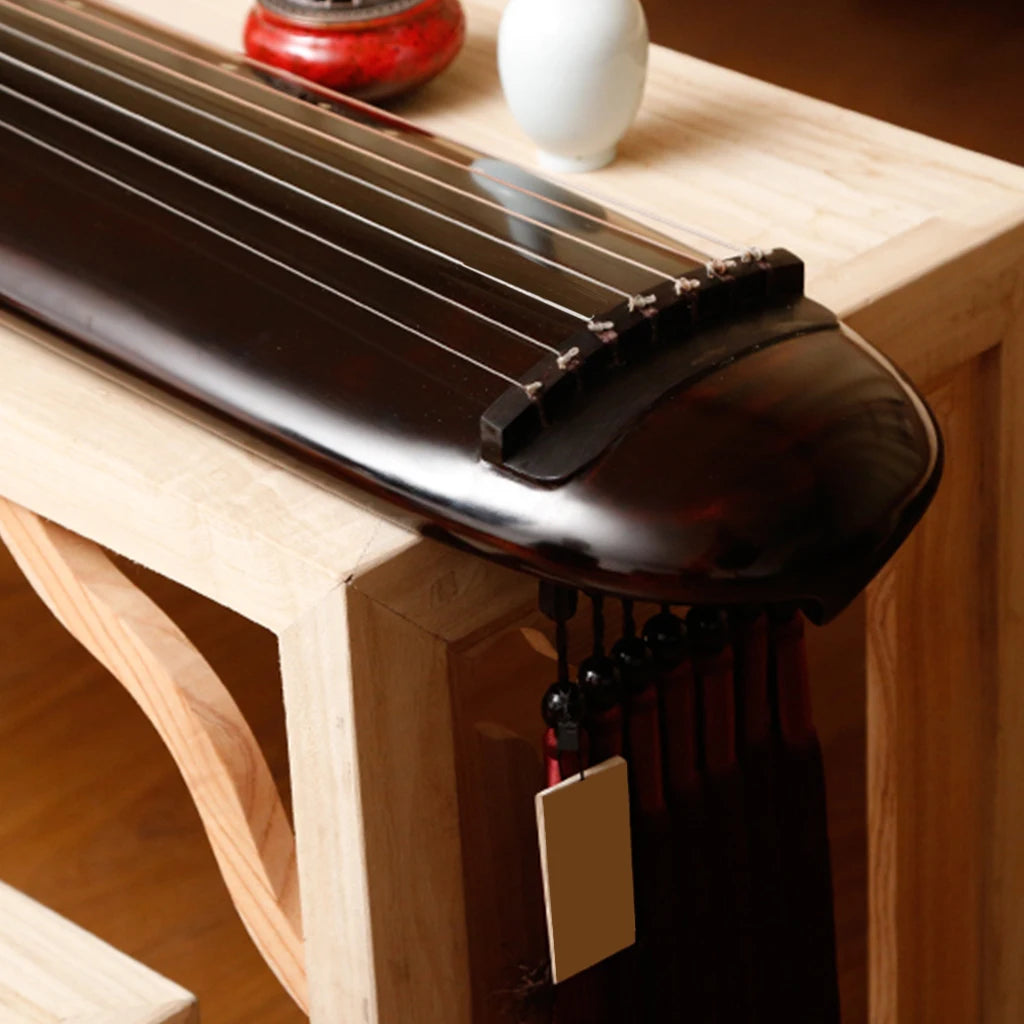 Seven String Instrument NAOMI Old Paulownia Guqin 7-Stringed Zither Hun Dun Style Ancient Str