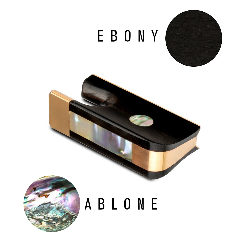 NAOMI Cello Bow Frog  Fully Lined Ebony Frog