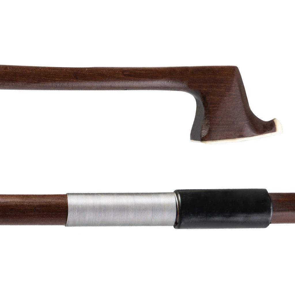 NAOMI Unfinished Size Brazilwood Violin Fiddle Bow Round Sticks Plastic Grip Winding DIY Arco Stick