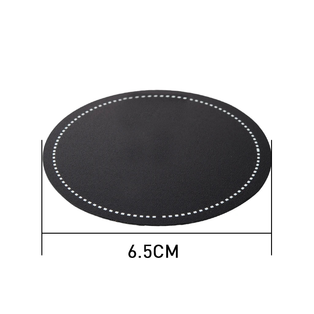 NAOMI Bass Drum Head Pad Impact Patch Drumhead Protector Percussion Instrument Parts Black Color 2pcs/Set