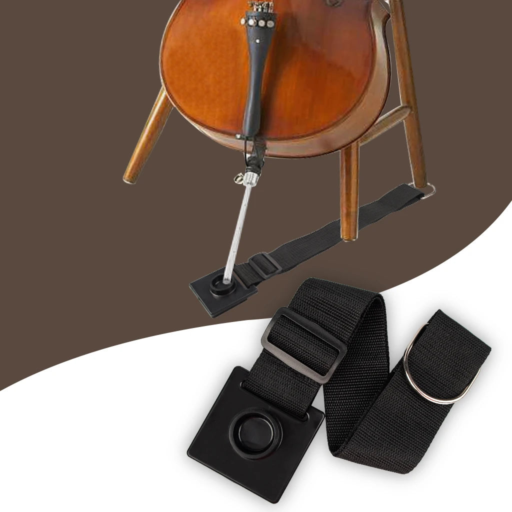 Extended Strap ABS Cello Anti Slip Pad Strap Soft Shoulder Support Endpin Stopper Acoustic Cello Accessory Stringed Instruments