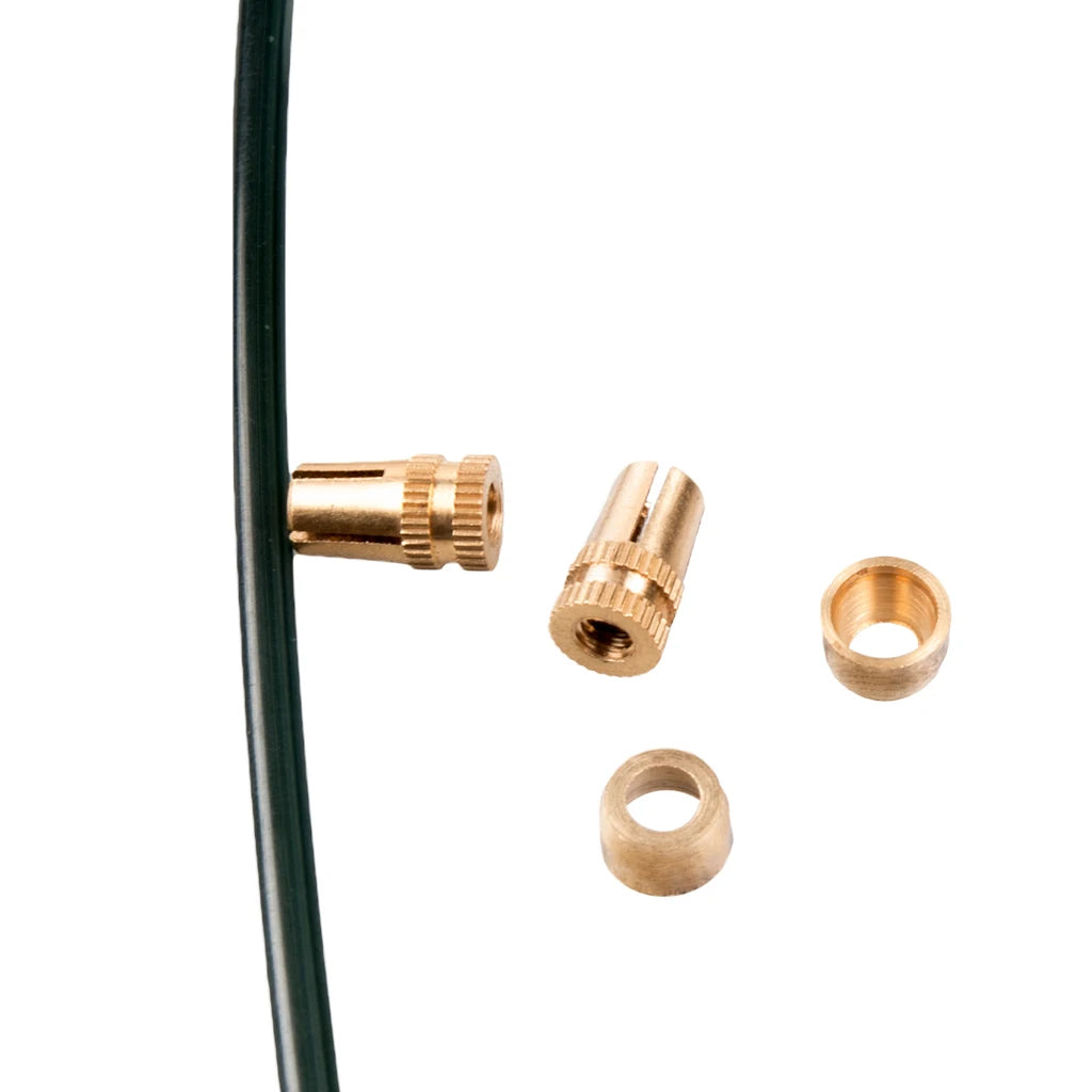 NAOMI 5pcs 3/4 4/4 Cello Tail Gut Tailgut Nylon Tailcord Adjustable With Brass Screws Cello Parts