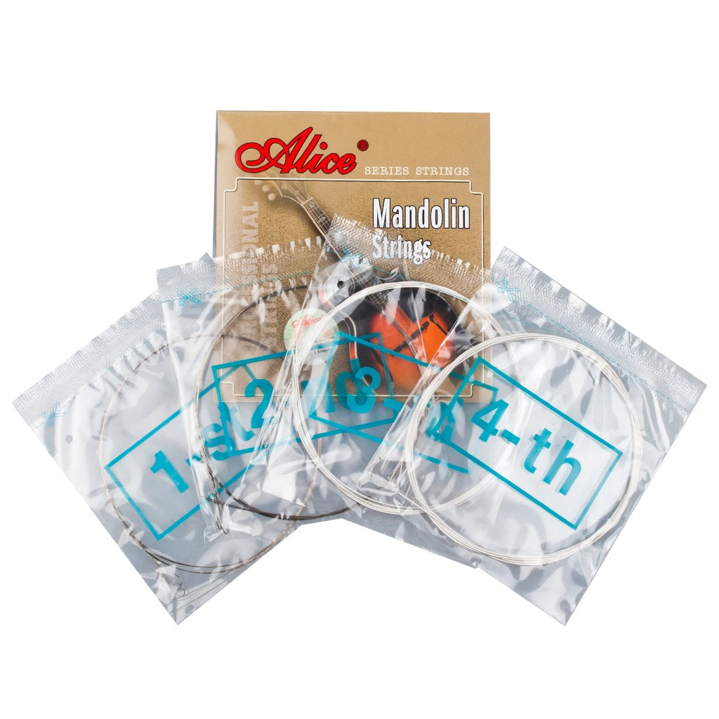 NAOMI Alice Mandolin Strings AM03 Plated Steel&Silver Plated Strings 1st-4th 010-034 Wholesale Free Shipping