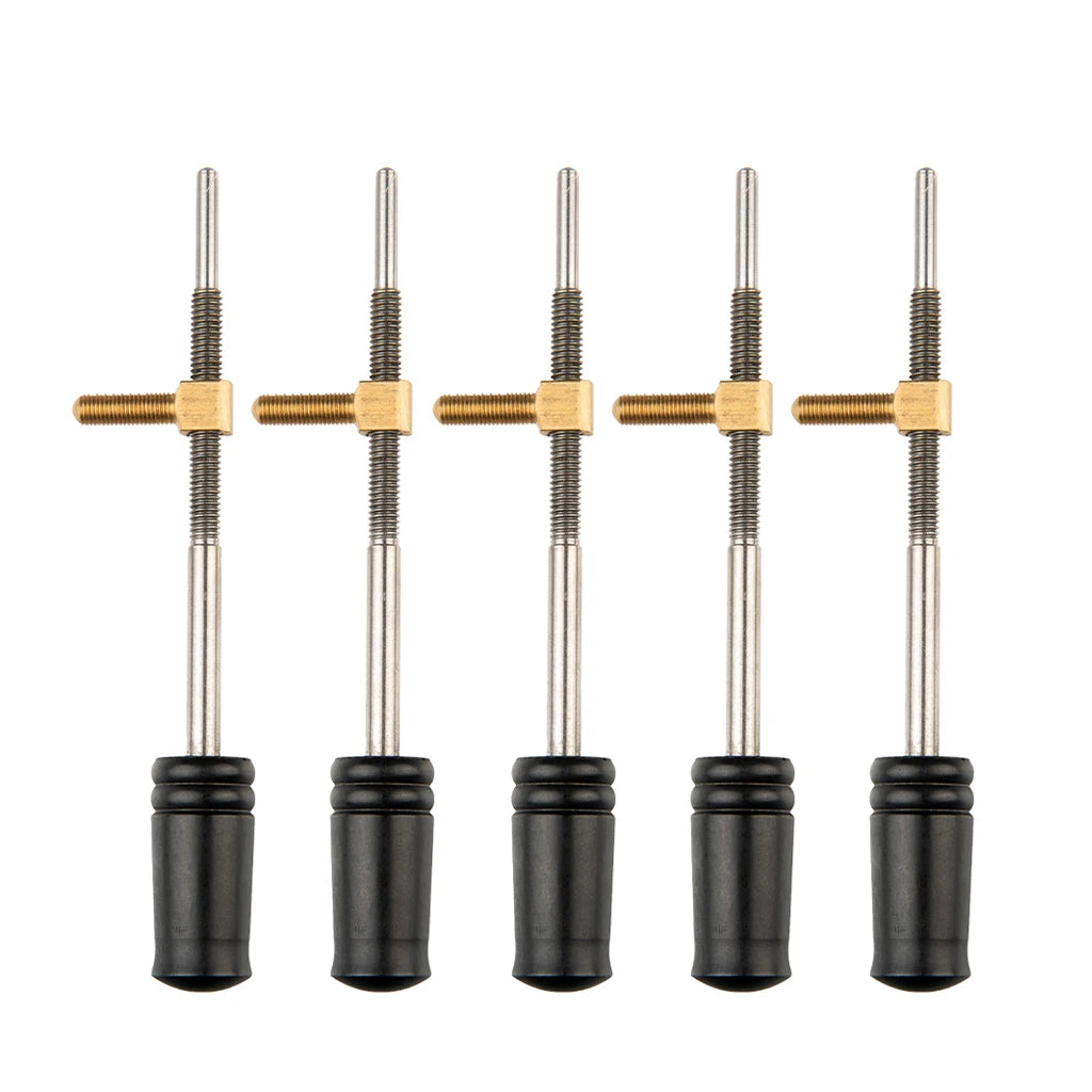 NAOMI Pernambuco Baroque Double Bass Bow Frog Buttons