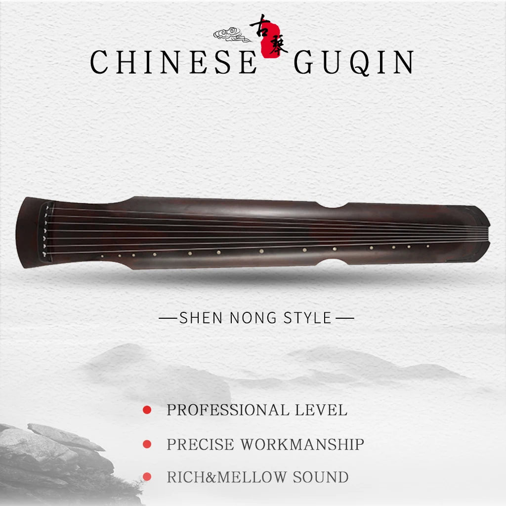 Seven String Instrument Chinese Traditional Musical Instruments