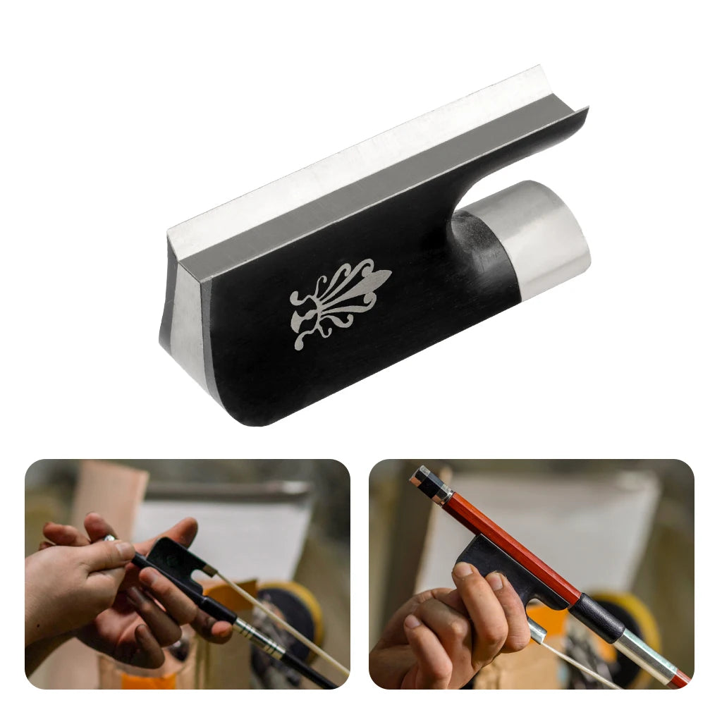 NAOMI Cello Ebony Bow Frog Inlay Abalone Slide