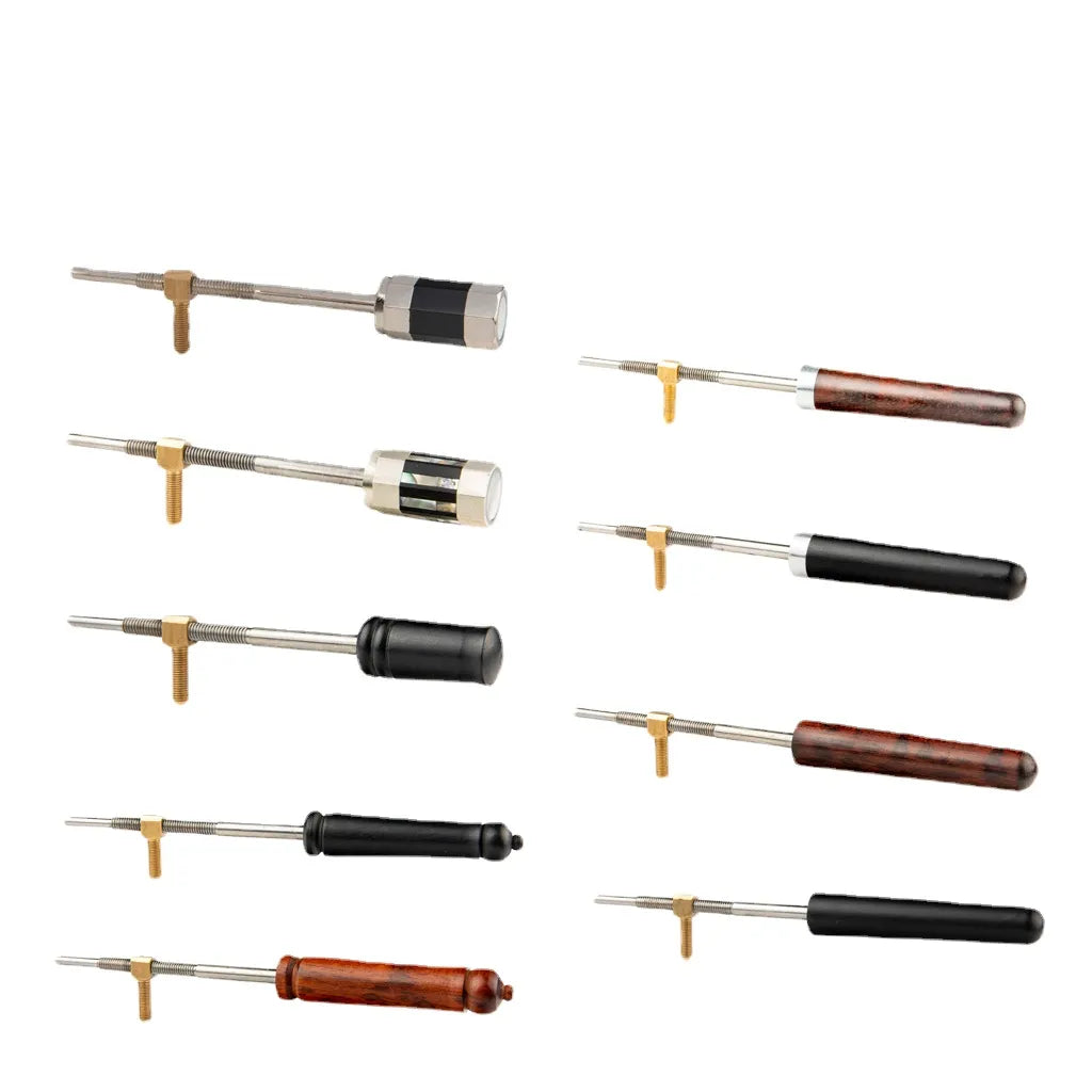 NAOMI Pernambuco Baroque Double Bass Bow Frog Buttons
