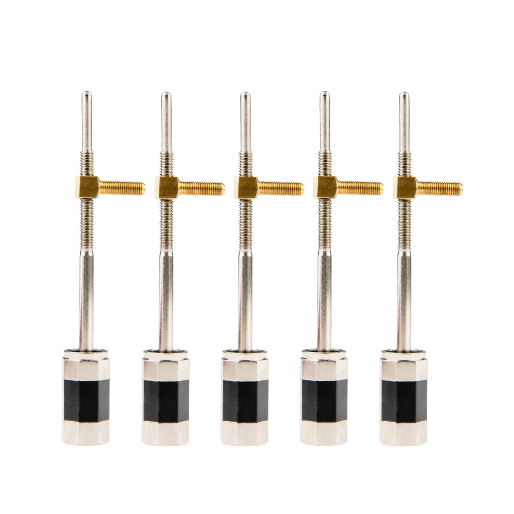NAOMI Bow Frog Buttons Double Bass Ebony/Snakewood Bow Parts For Double Bass Bow Frog