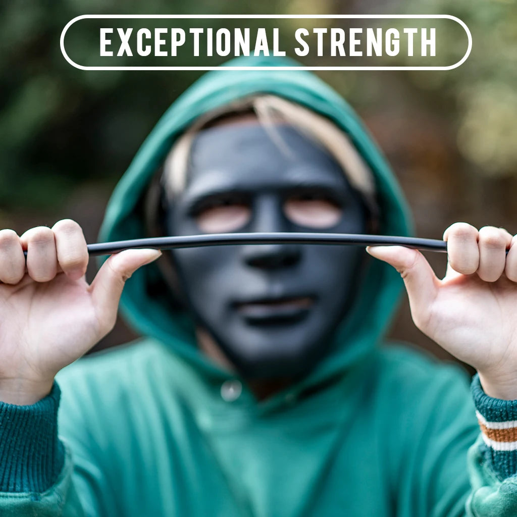 NAOMI 4/4-1/8 Violin Carbon Fiber Round Stick Ebony Frog Unbleached White Horsehair