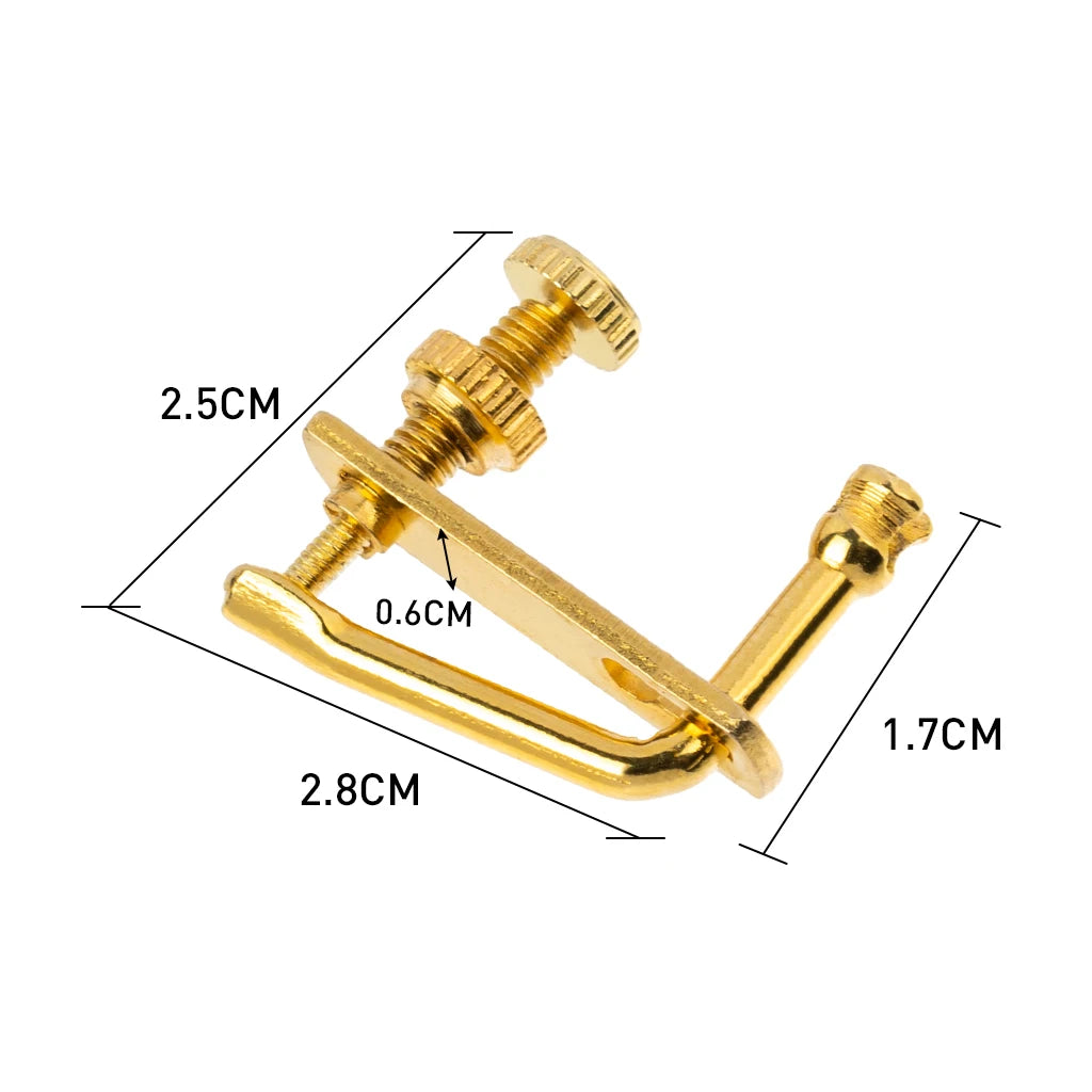 NAOMI 4 pcs Golden Violin Fine Tuners String Adjusters 3/4 4/4 Violin Alloy Tuners Spinner Fiddler Strings Tune Adjuster