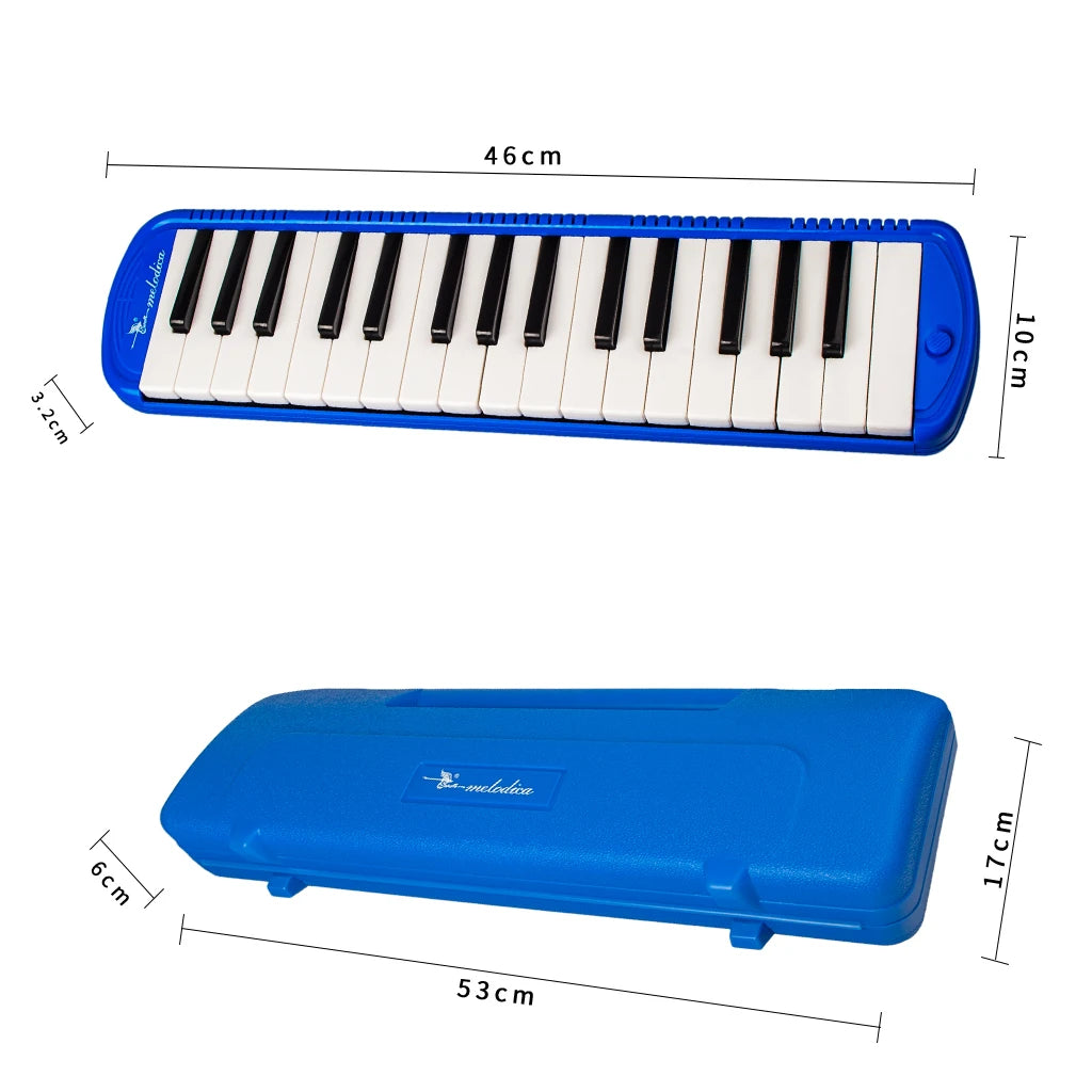 NAOMI 32 keys Mouth Piano Melodica Instrument Mouth Keyboard Organ Melodica Set Mouthpiece Tube Accessories