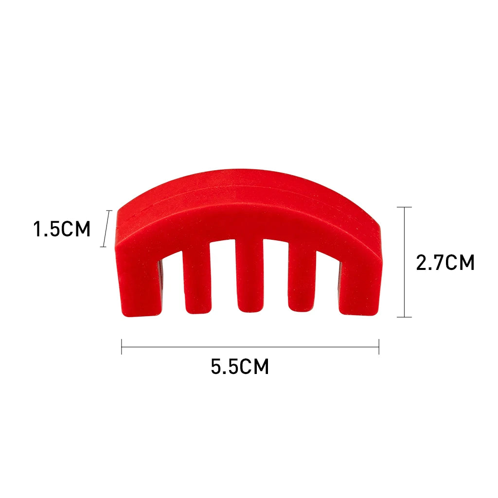 NAOMI Rubber Practice Violin Mute Silencer Red/Black/Blue/Yellow Violin Mute For All 4/4 Acoustic Violin