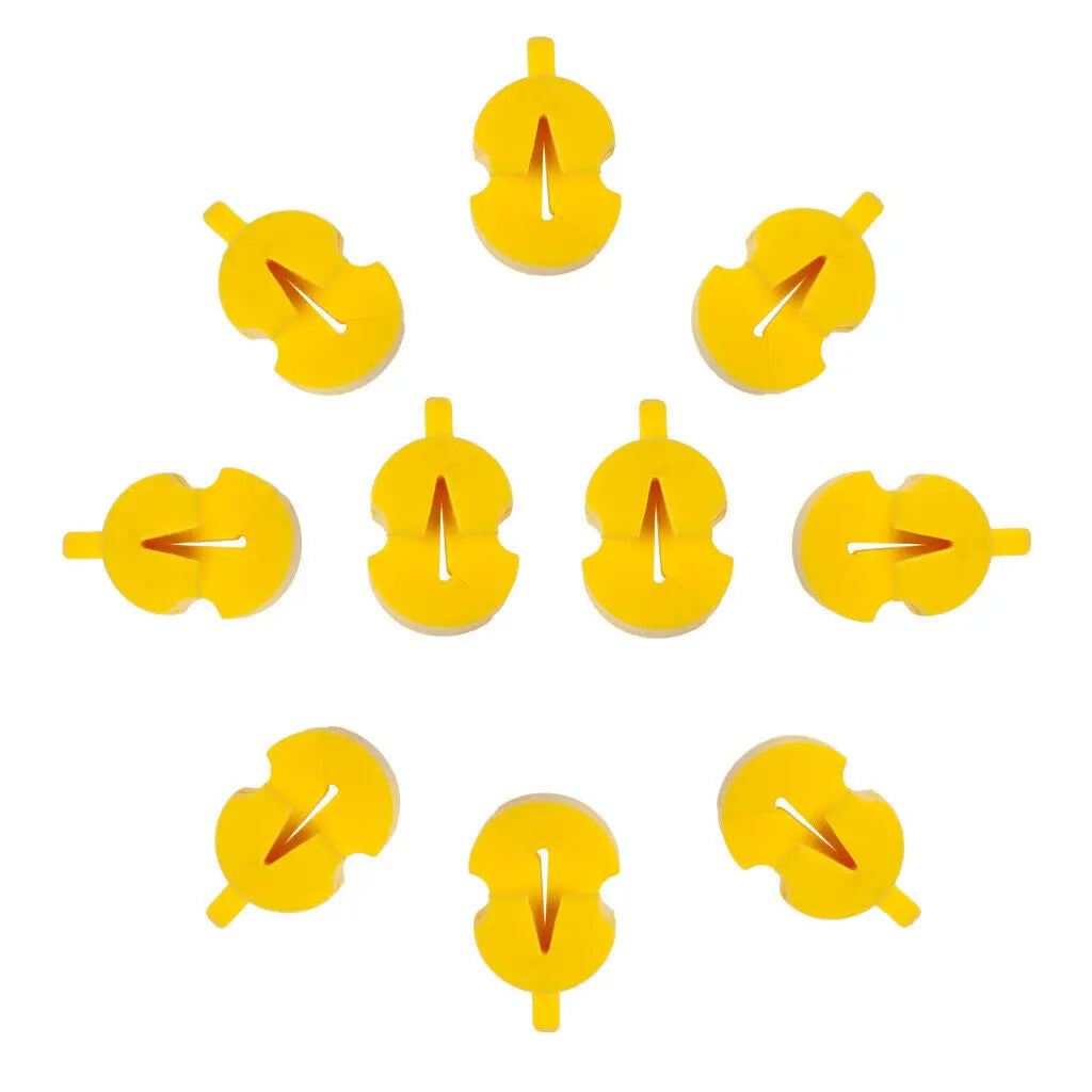 NAOMI 10 Pcs Rubber Violin Mute Fiddle Silencer Violin Practice Mute