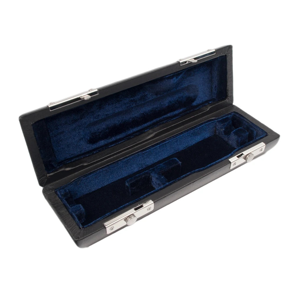 NAOMI Black Piccolo Flute Hard Case Faux Leather Outer Piccolo Case Holder Fit Composite Wood Ebonite Piccolo Flute Case Holder