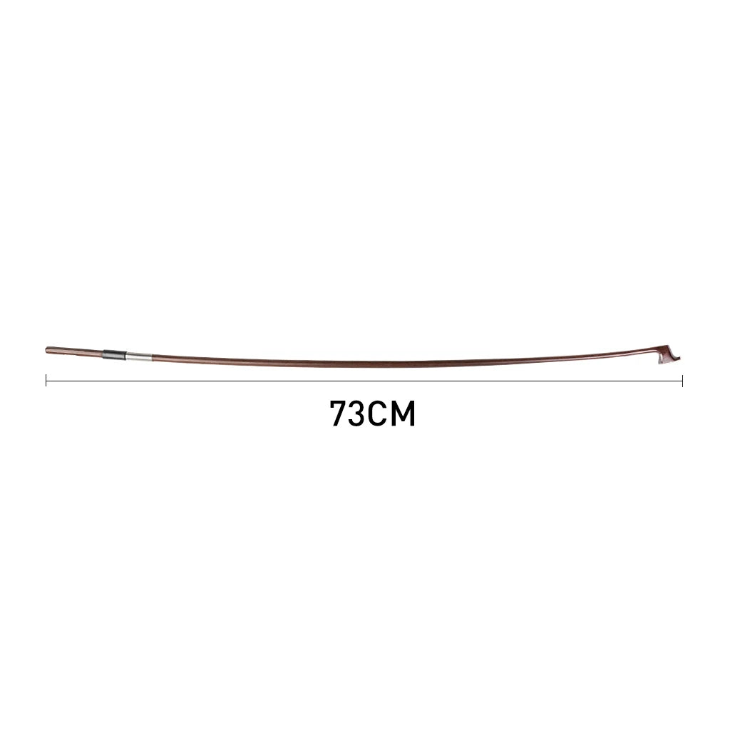 NAOMI Unfinished Size Brazilwood Violin Fiddle Bow Round Sticks Plastic Grip Winding DIY Arco Stick