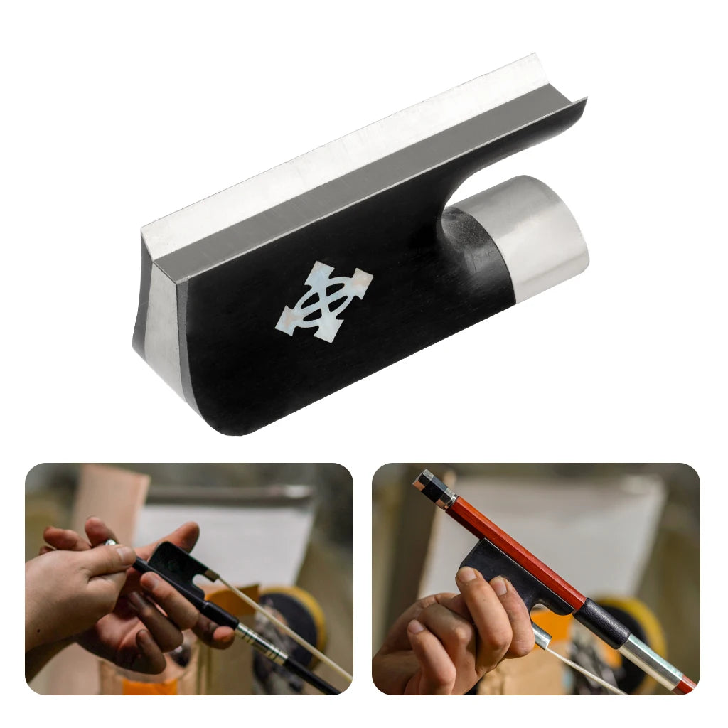 NAOMI Cello Bow Ebony Frog and Color Pearl Slide Bow Replacement