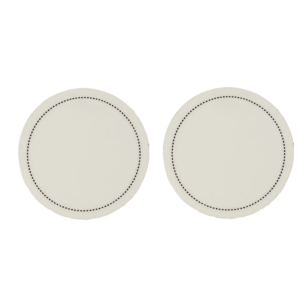 NAOMI 2pcs Bass Drum Head Pad Impact Patch Drumhead Protector for Percussion Instrument Parts Drums Accessories