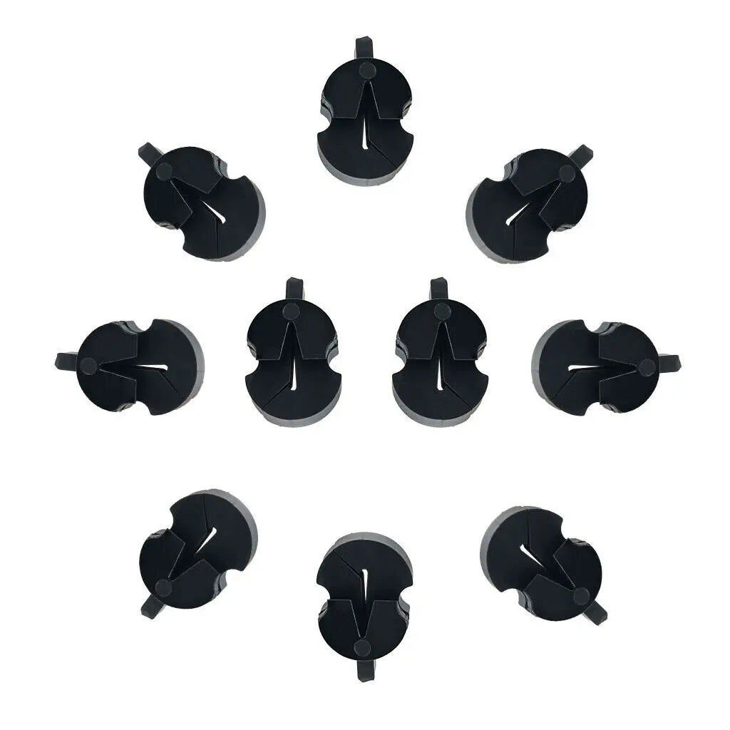 NAOMI 10 Pcs Rubber Violin Mute Fiddle Silencer Violin Practice Mute