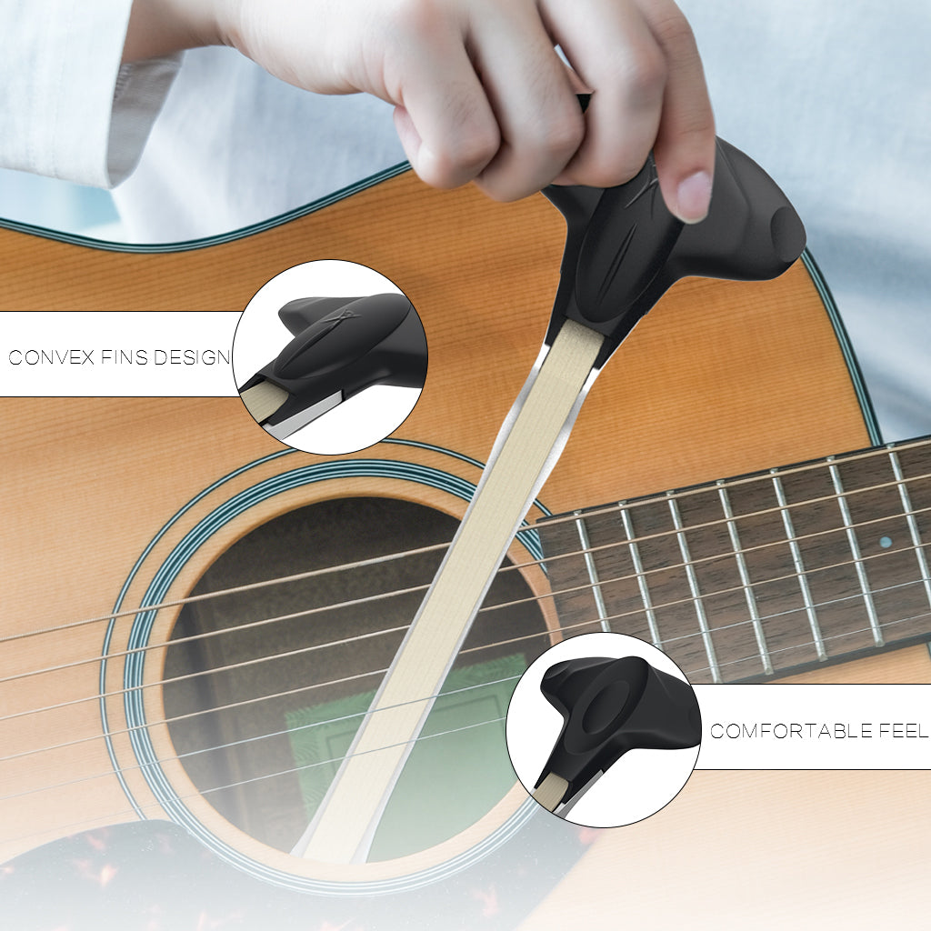 [Youlian] Manta Guitar Bow Creative Design Bow - White With Black Horsehair