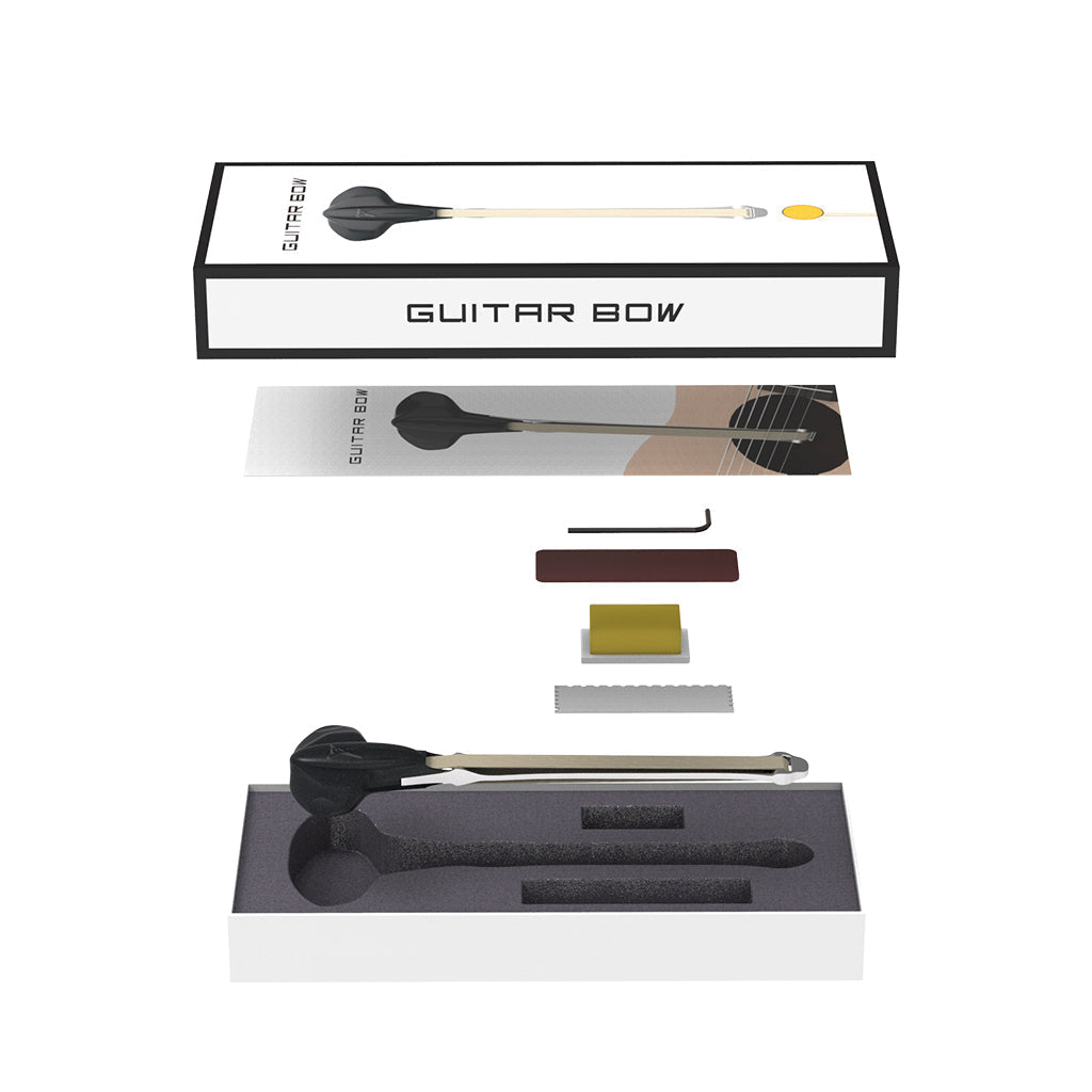 [Youlian] Manta Guitar Bow Creative Design Bow - White With Black Horsehair