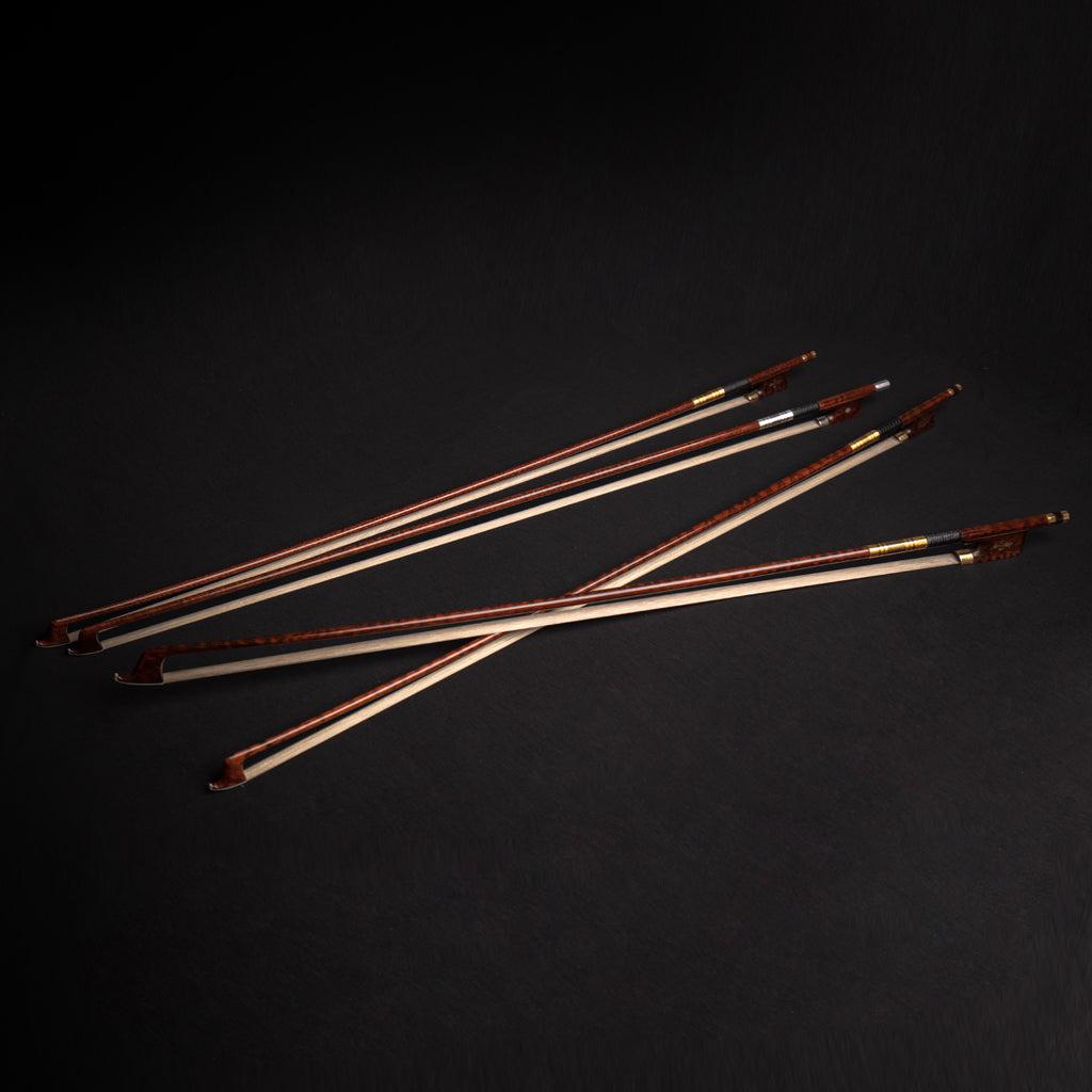 NAOMI Selected Snakewood Violin Bow Full Size Fiddle Bow W/ Snail Design Snakewood Frog