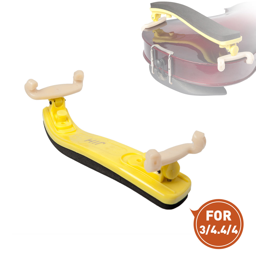 NAOMI Violin Shoulder Rest 3/4 4/4 Violin Shoulder Rest Plastic+Foam+Rubber Pad Comfortable Use Violin Accessories