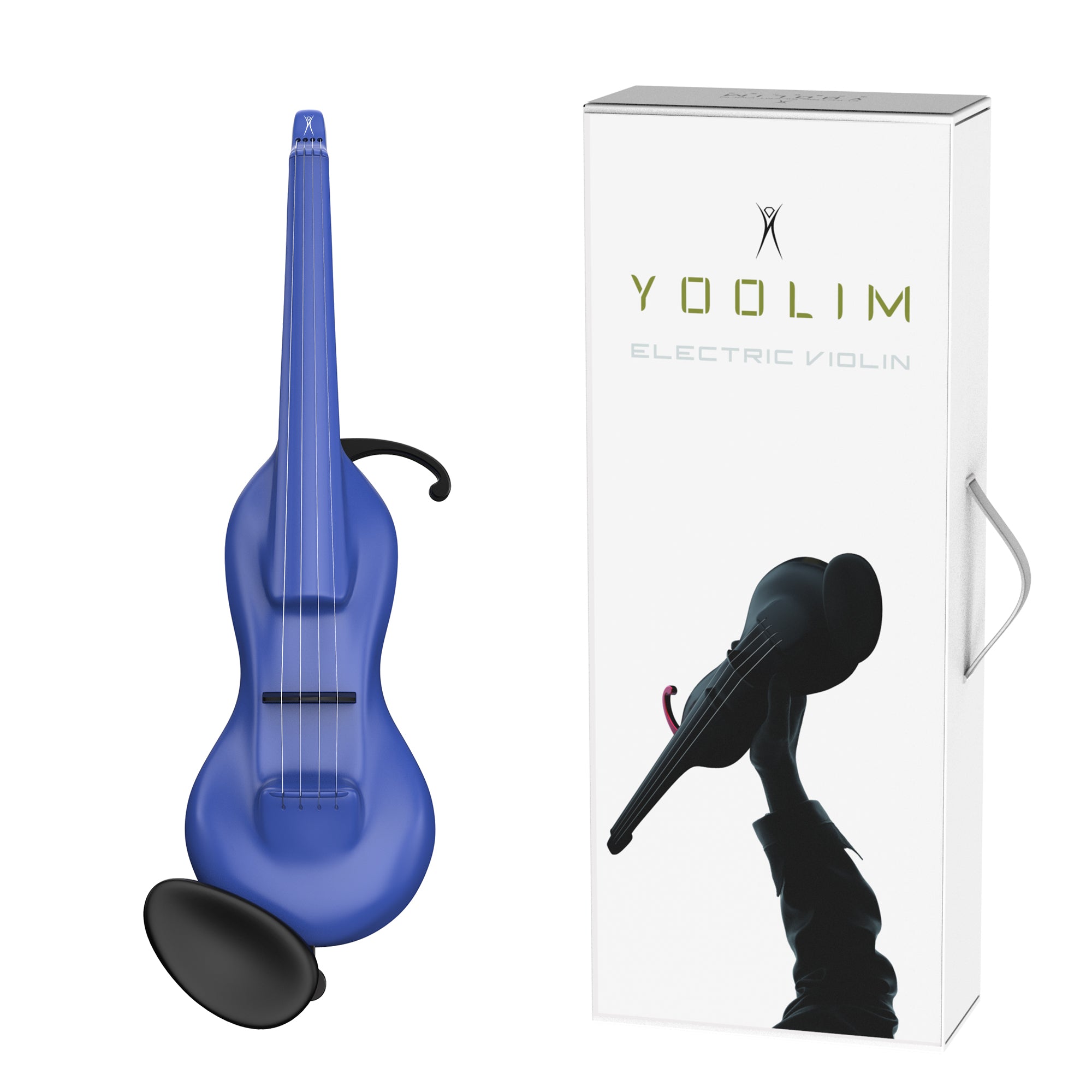NOVIA 4/4 Electric Violin Carbon Fiber Violins Silent Violino Headless Design Patented