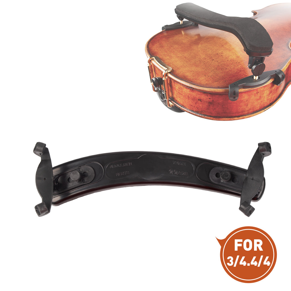 NAOMI Adjustable Violin Shoulder Rest Plastic Padded For 3/4 4/4 Fiddle Violin 4/4 Violin Parts Fiddle Accessories