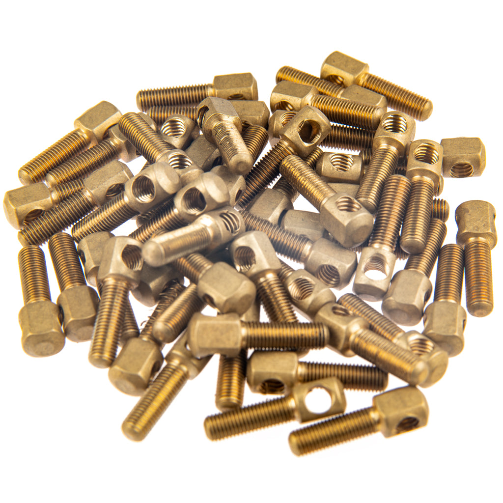 50PCS Brass Bow Eyelets 3mm/3.86mm Diameter Standard Shank For Violin/Viola/Cello/Double Bass Bow Luthier