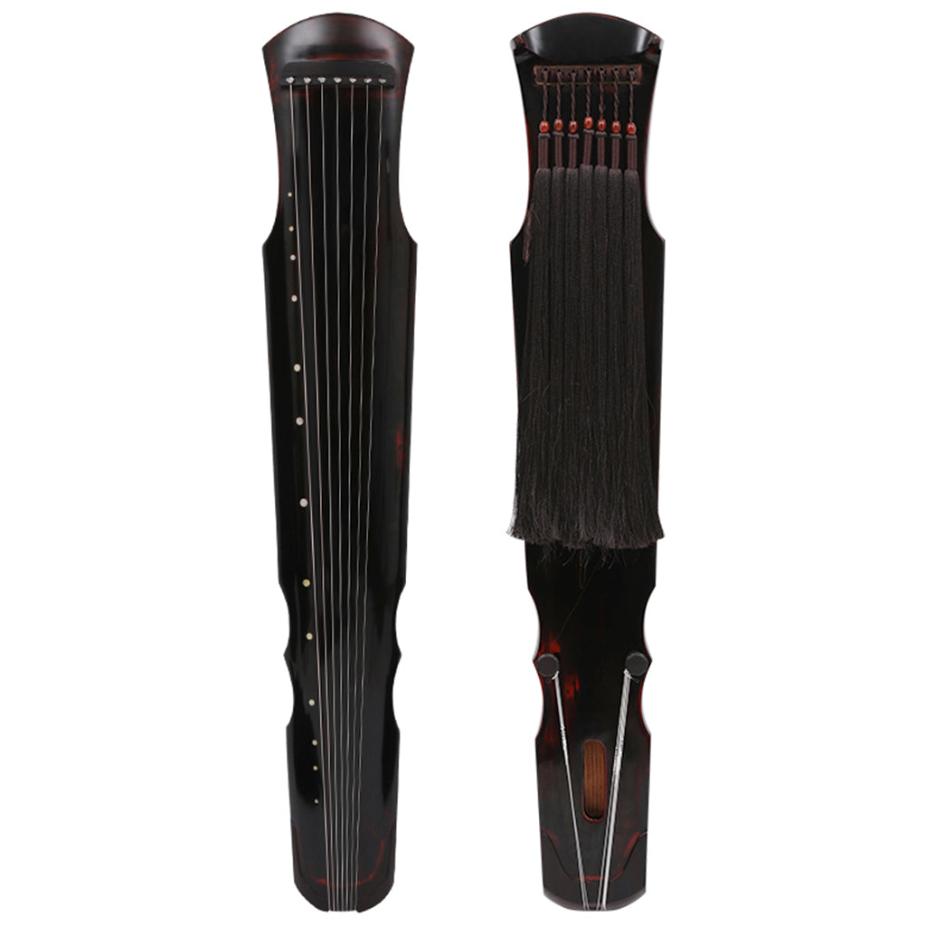 NAOMI Professional 7 Strings Guqin Aged Paulownia Chinese Ancient Zither Instrument For Beginner Practice Fu Xi Shape