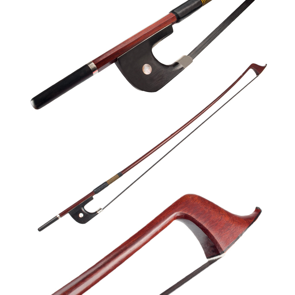 NAOMI German Style Double Bass Bow 4/4 Brazilwood