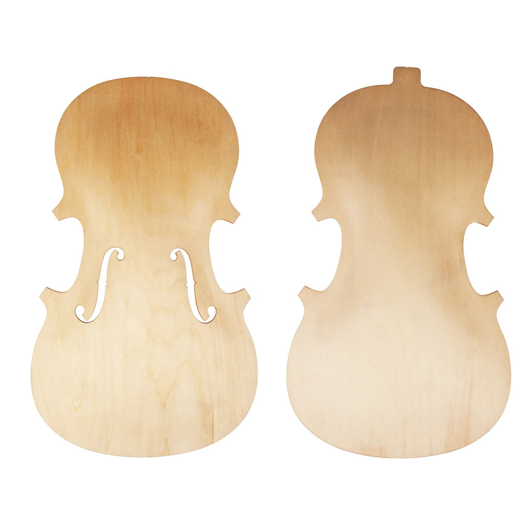 NAOMI Handmade Natural Dried Maple Wood Unfinished Violin Top Back Plate