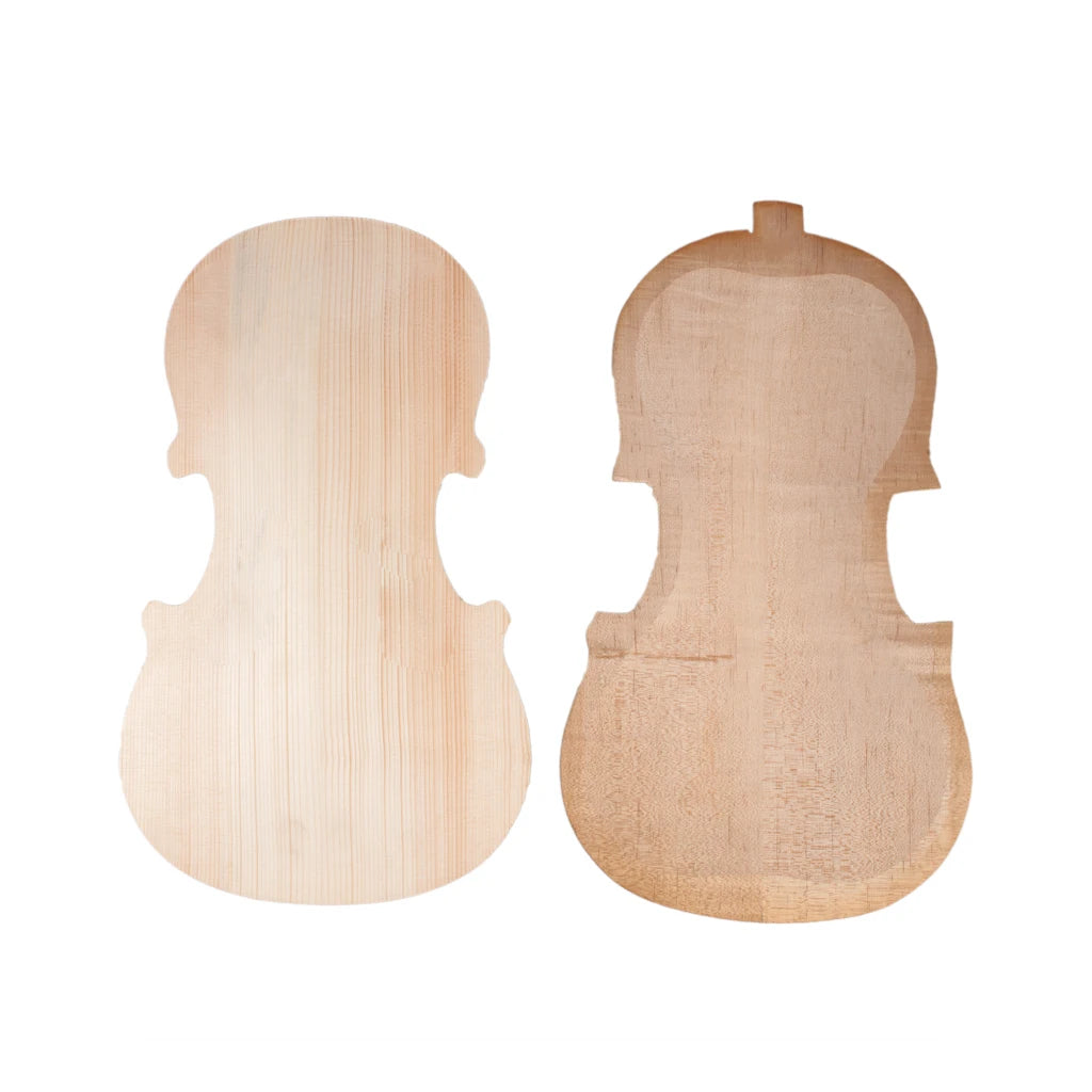 NAOMI Handmade Natural Dried Maple Wood Unfinished Violin Top Back Plate