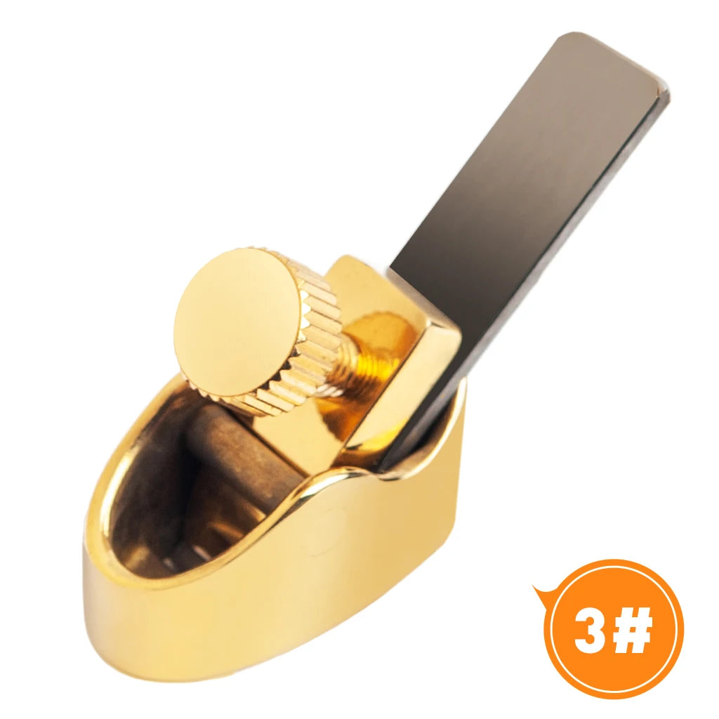 NAOMI Mini Hand Pure Brass Violin Making Thumb Plane Luthier Tool Woodworking Cutter Curved Flat Bottom For Violin Cello