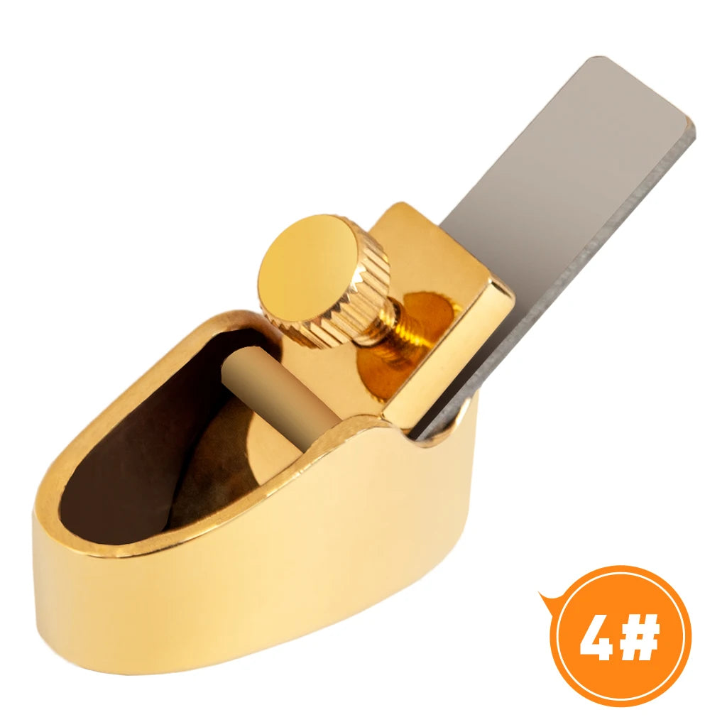 NAOMI Mini Hand Pure Brass Violin Making Thumb Plane Luthier Tool Woodworking Cutter Curved Flat Bottom For Violin Cello