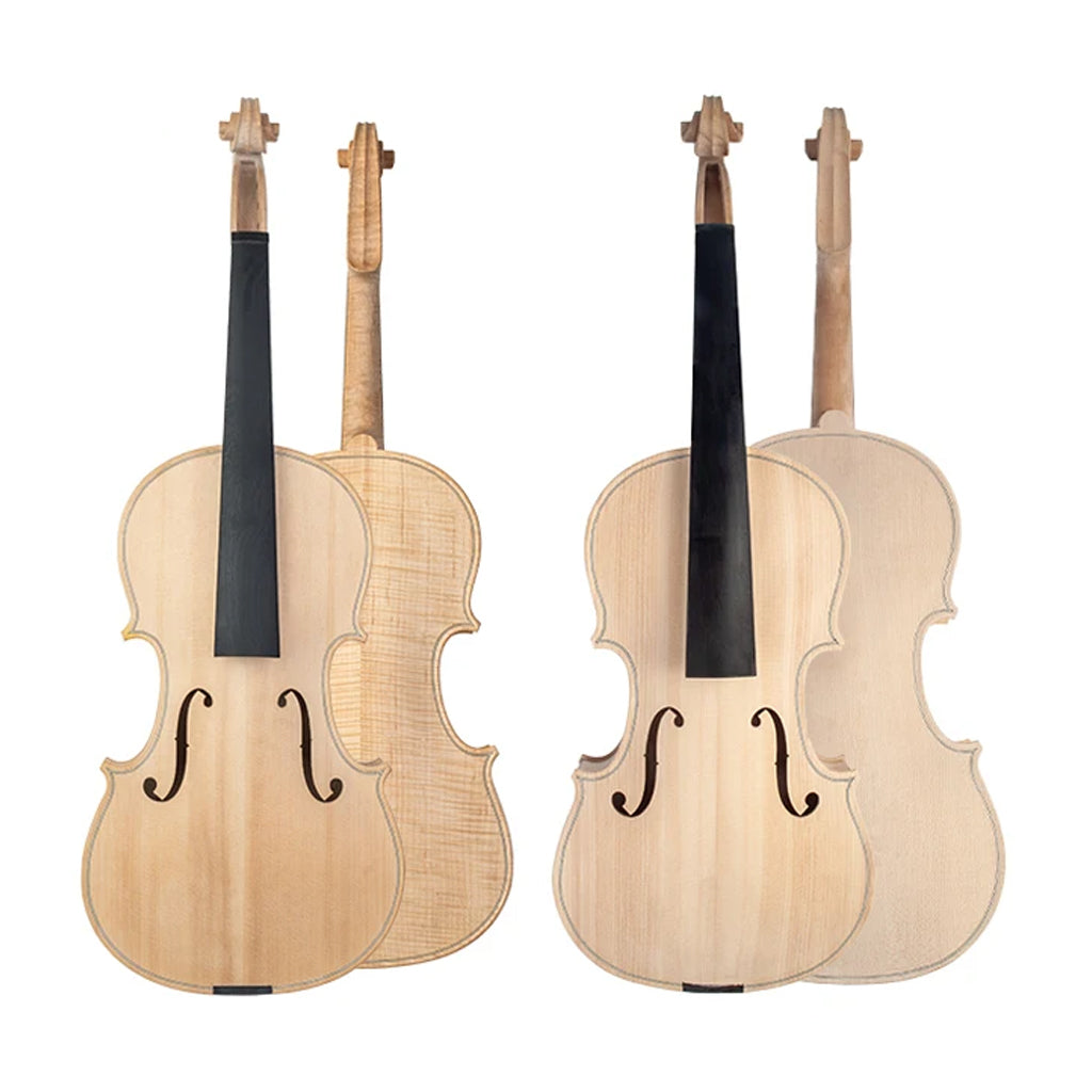 NAOMI Handmade Natural Dried Maple Wood Unfinished Violin Top Back Plate